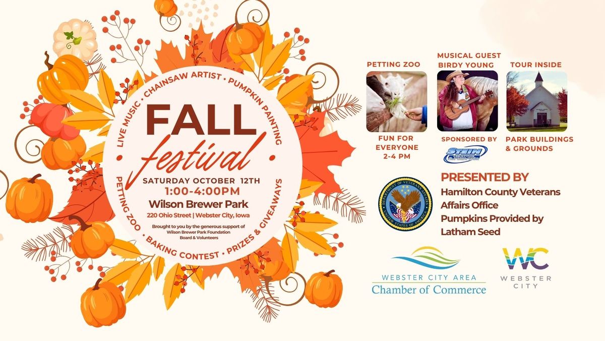 Fall Festival at Wilson Brewer Park, Webster City