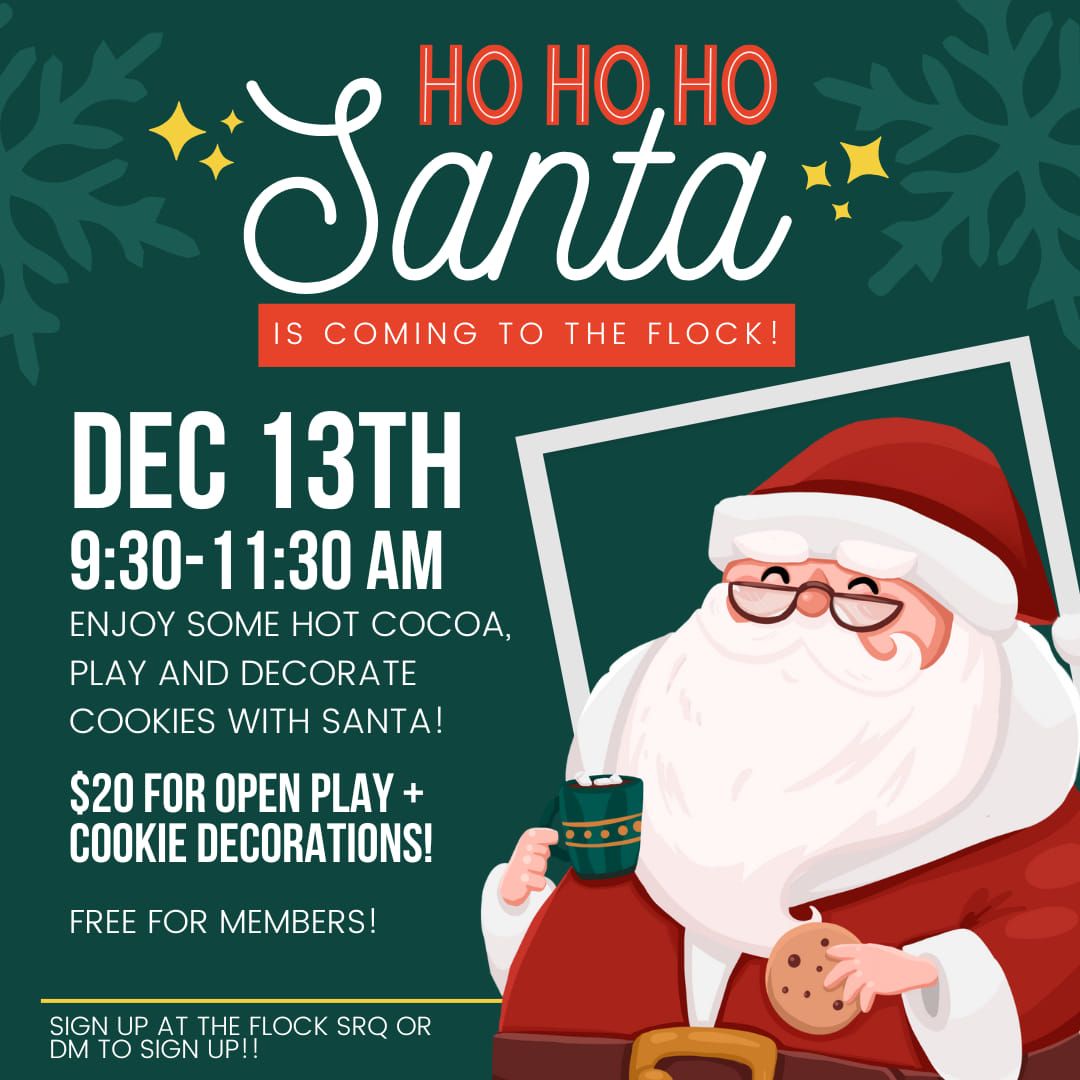 Cookies & a playdate with Santa