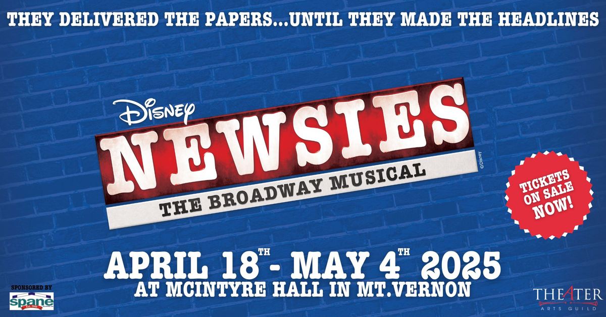 TAG's Newsies: The Broadway Musical