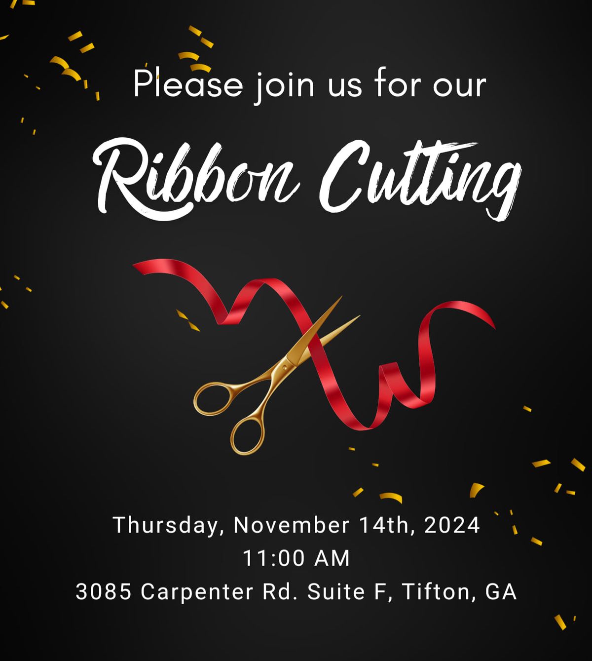 Ribbon Cutting\/Llanas Event Rentals