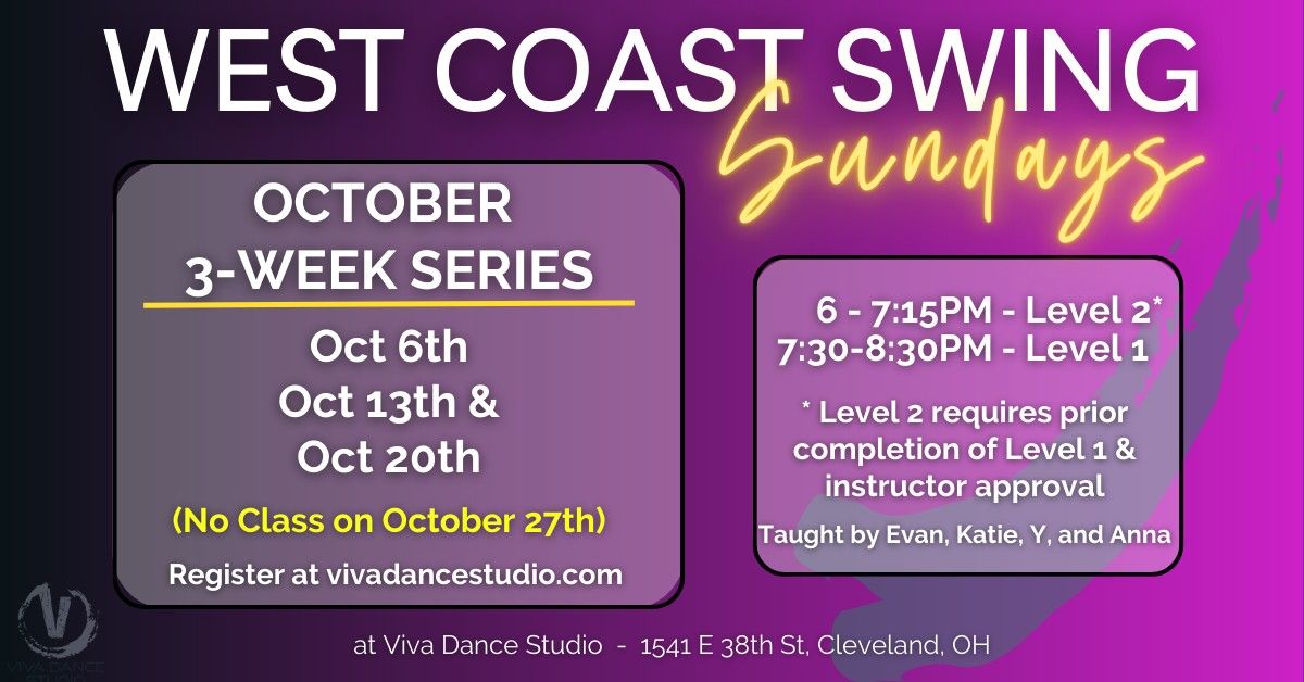 West Coast Swing Group Class (October)