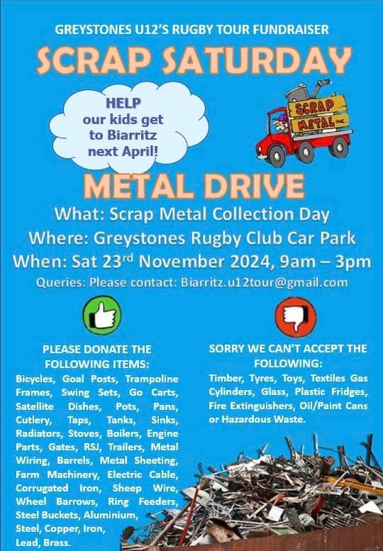 Scrap Saturday Metal Drive