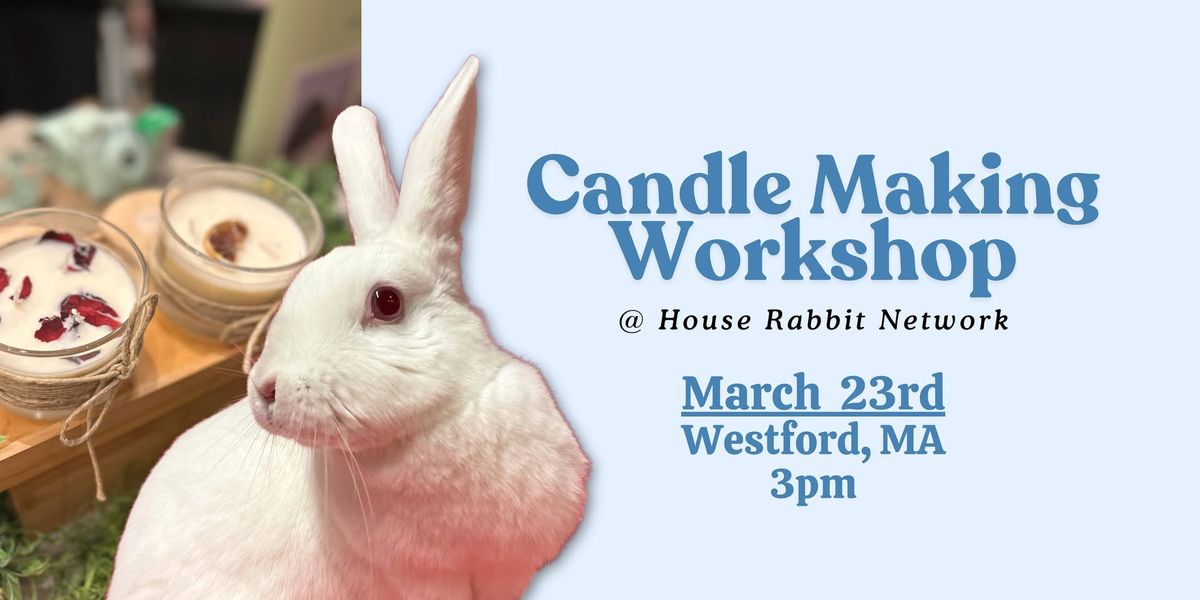 Candle Making Workshop - with bunnies! \ud83d\udc30\ud83d\udd6f\ufe0f