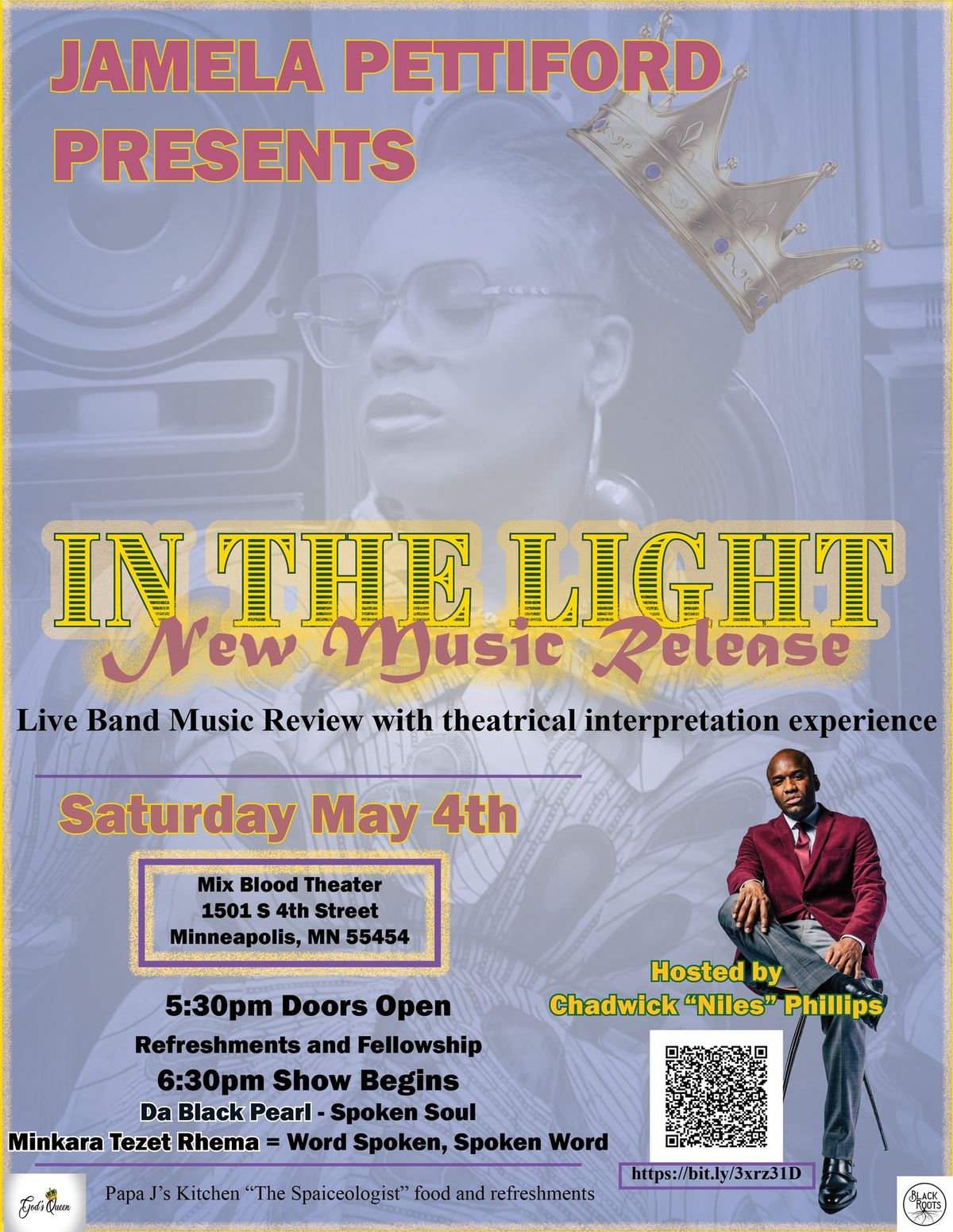 Jamela Pettiford Presents "In the Light" Live New Music Celebration 