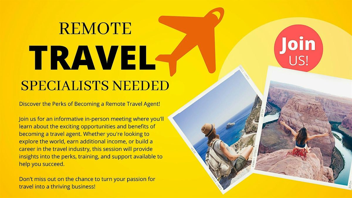 Remote Travel Specialist Opportunity