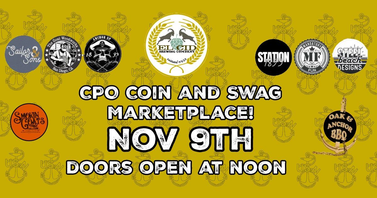 CPO Coin and Swag Vendor Market!