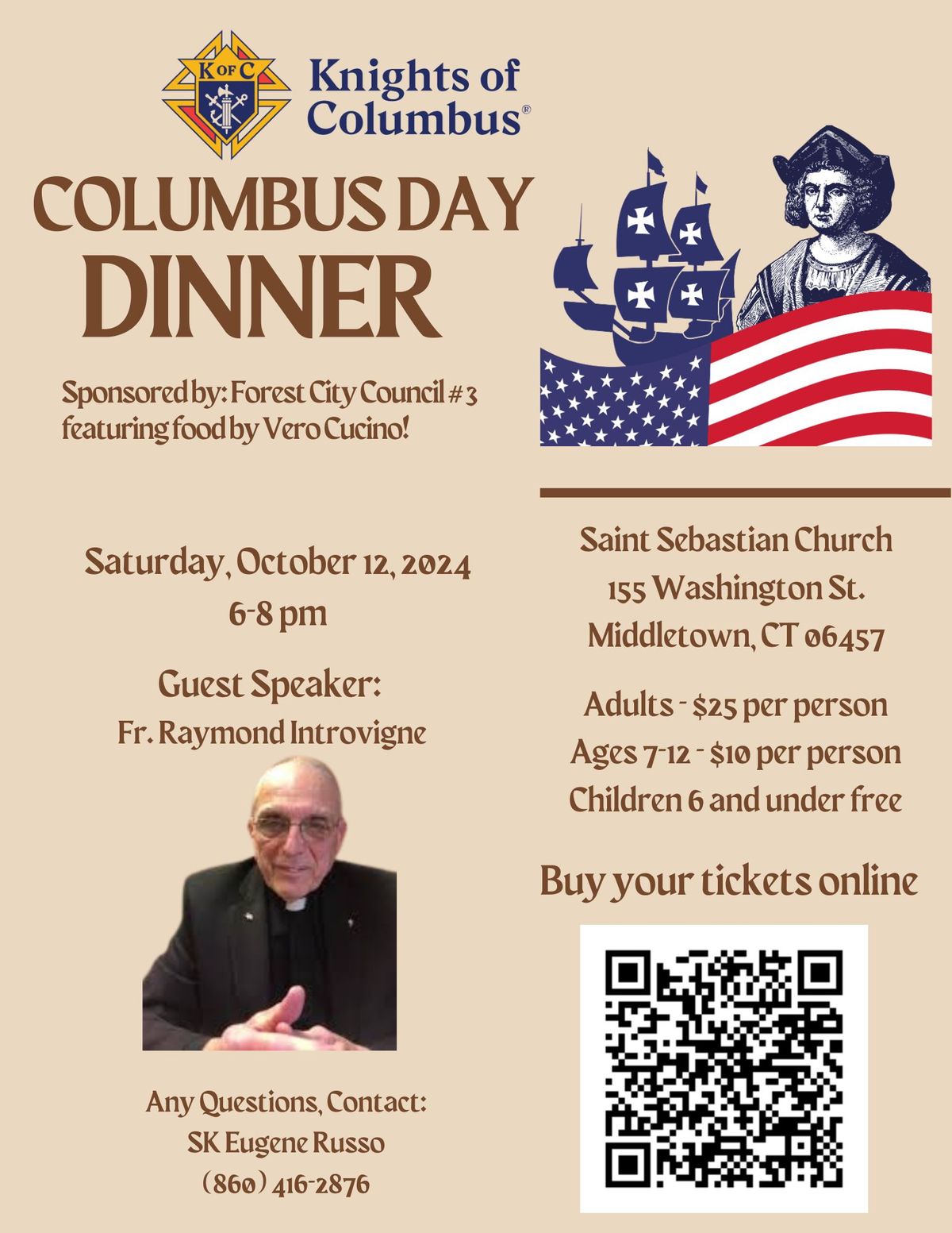 Columbus Day Dinner