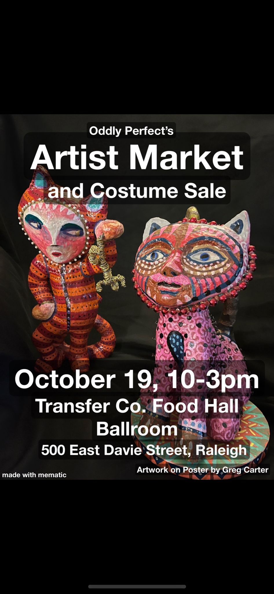 Artist Market and Costume Sale