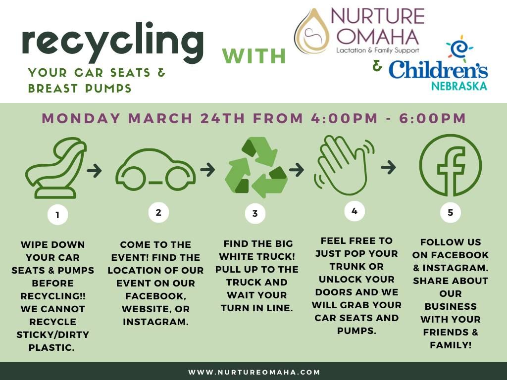 Car Seat & Breast Pump Recycling Event