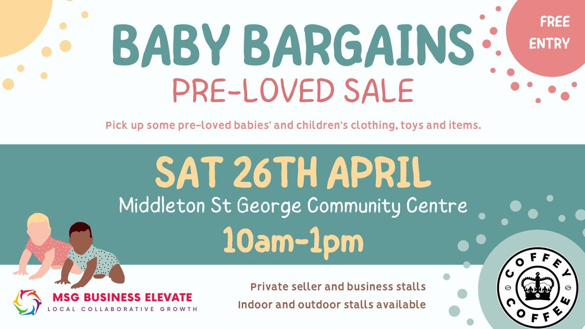 Baby Bargains - Pre-loved Sale