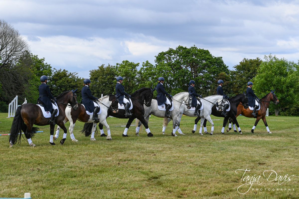 Formation riding clinic at Ladyleys Equestrian Centre - Aberdeenshire