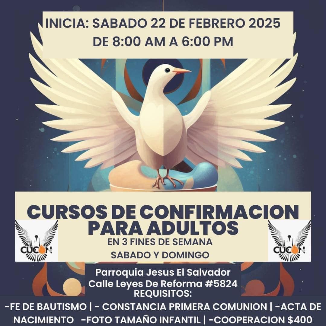 Curso de confirmaci\u00f3nes para adultos 