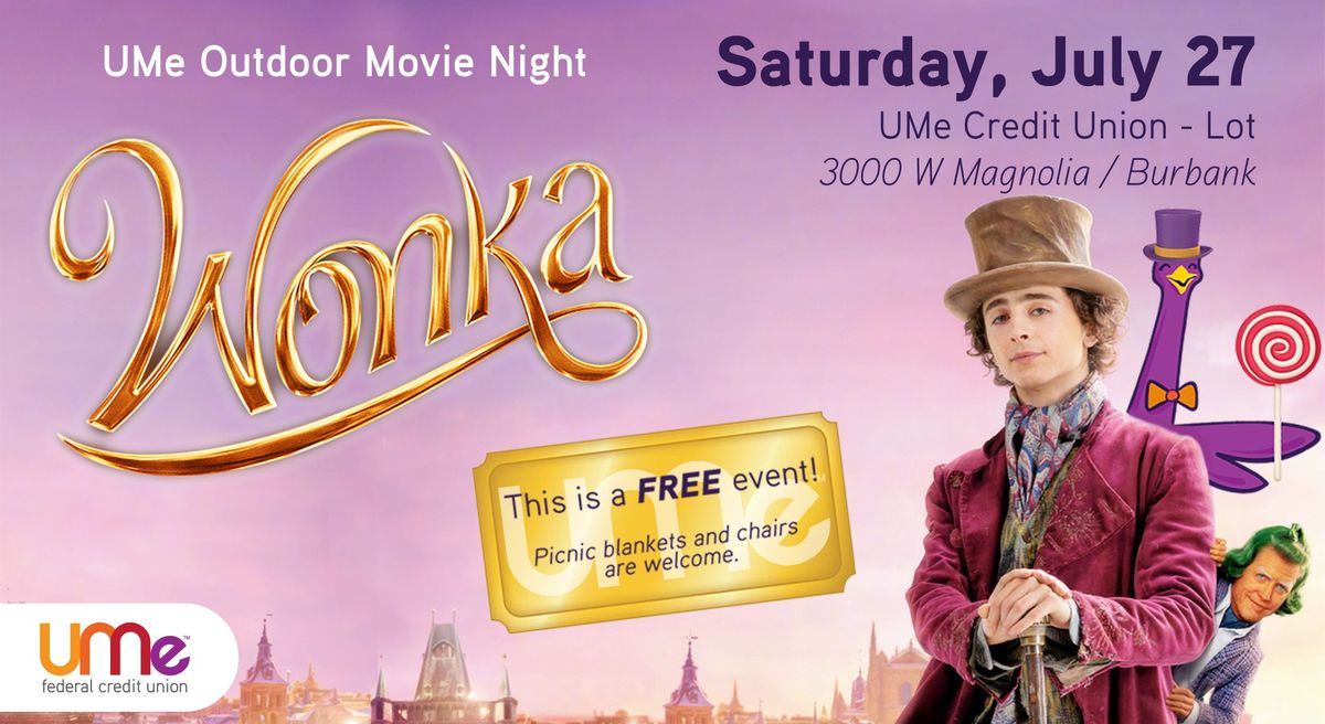 UMe Outdoor Movie Night \u2014 Wonka (FREE)