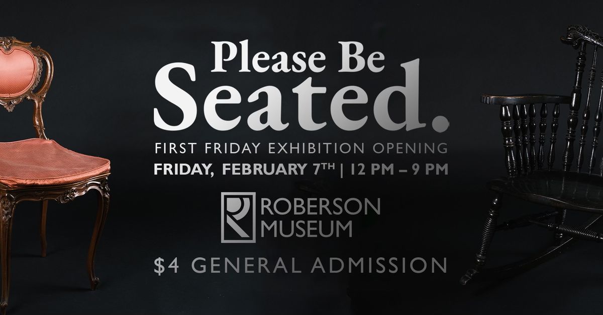 "Please Be Seated." Exhibition Opening