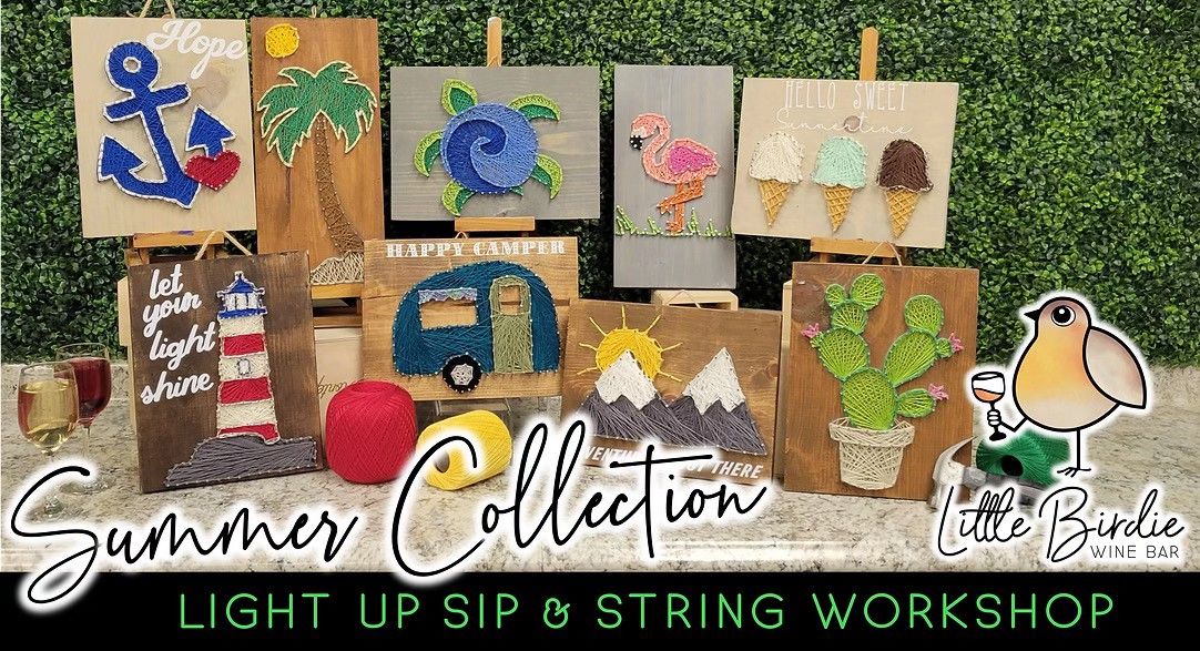 Summer Collection | Sip & String Workshop (1\/23 @ 6:00pm)