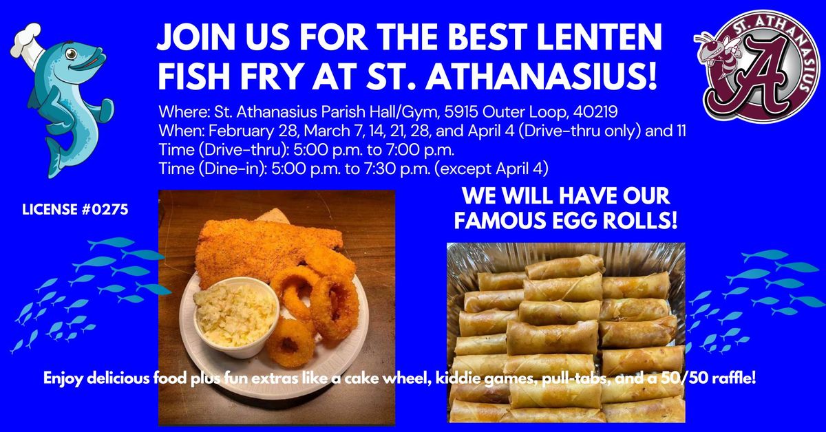 ST. ATHANASIUS FISH FRY!