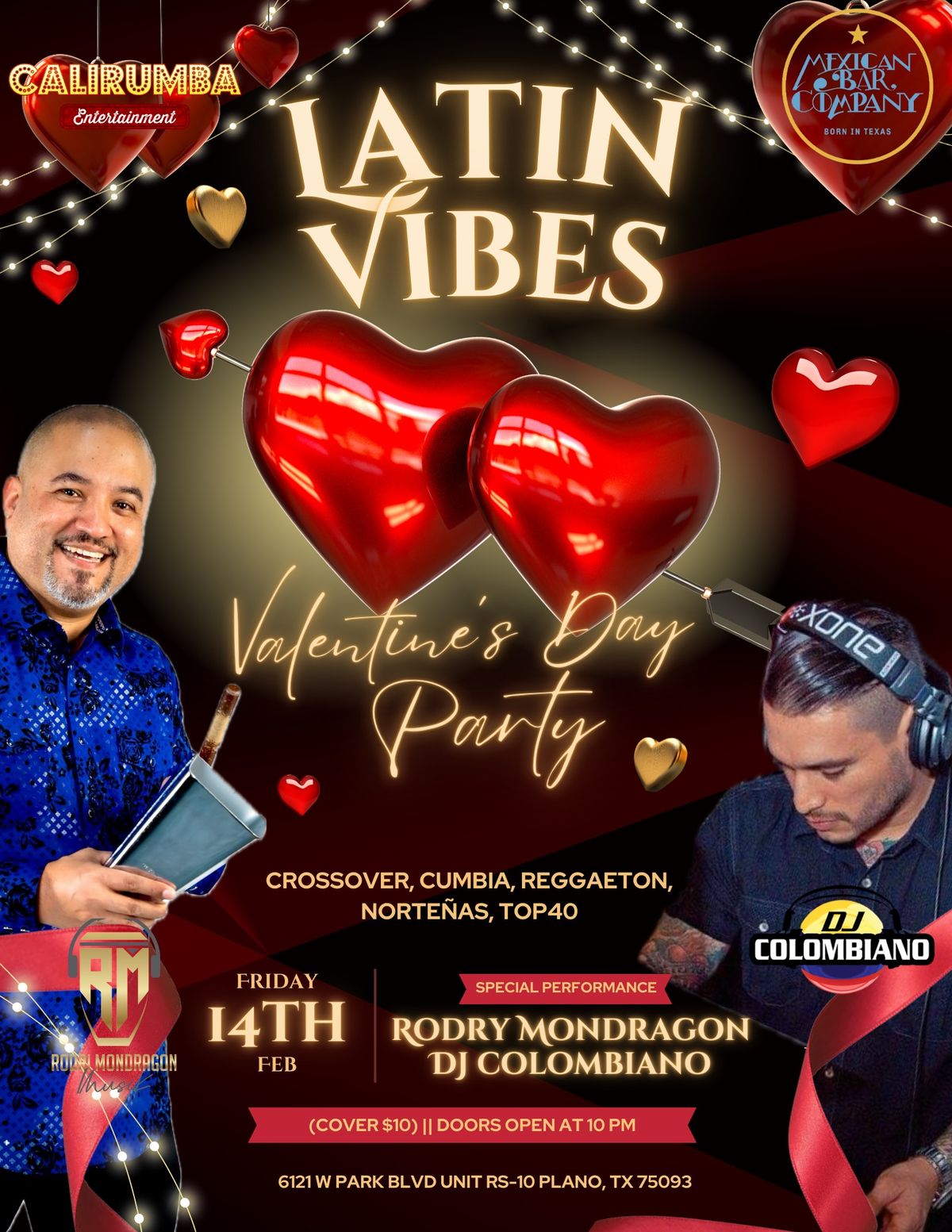 LATIN VIBES! Valentine\u2019s Day Party \u2764\ufe0f