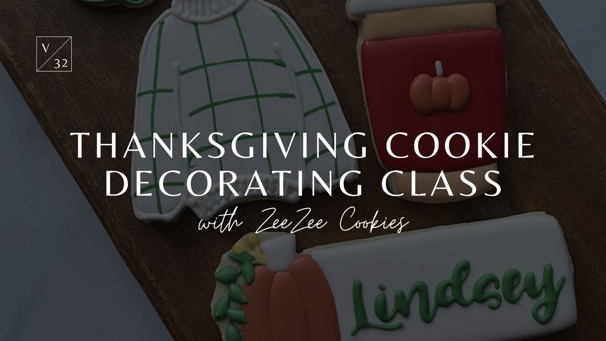 Thanksgiving Cookie Class 