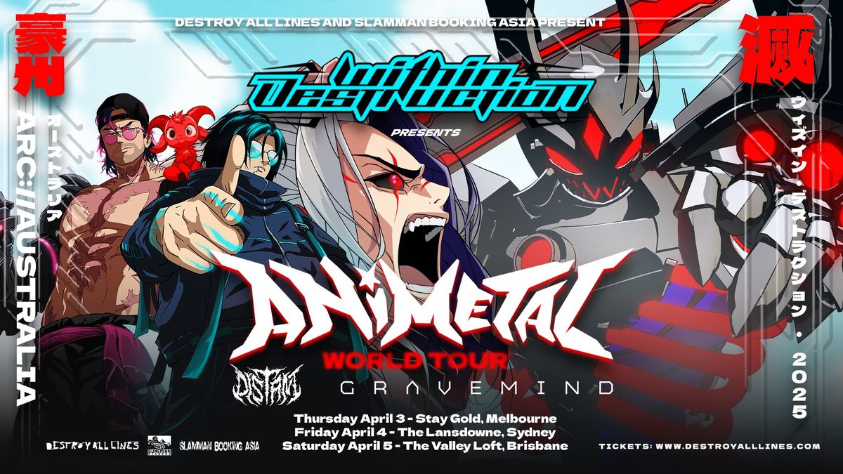 Within Destruction | ANIMETAL World Tour | Brisbane