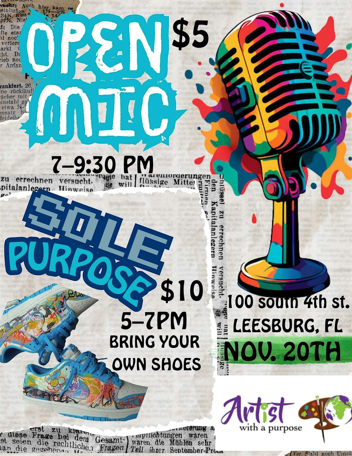 Open Mic and SolePurpose