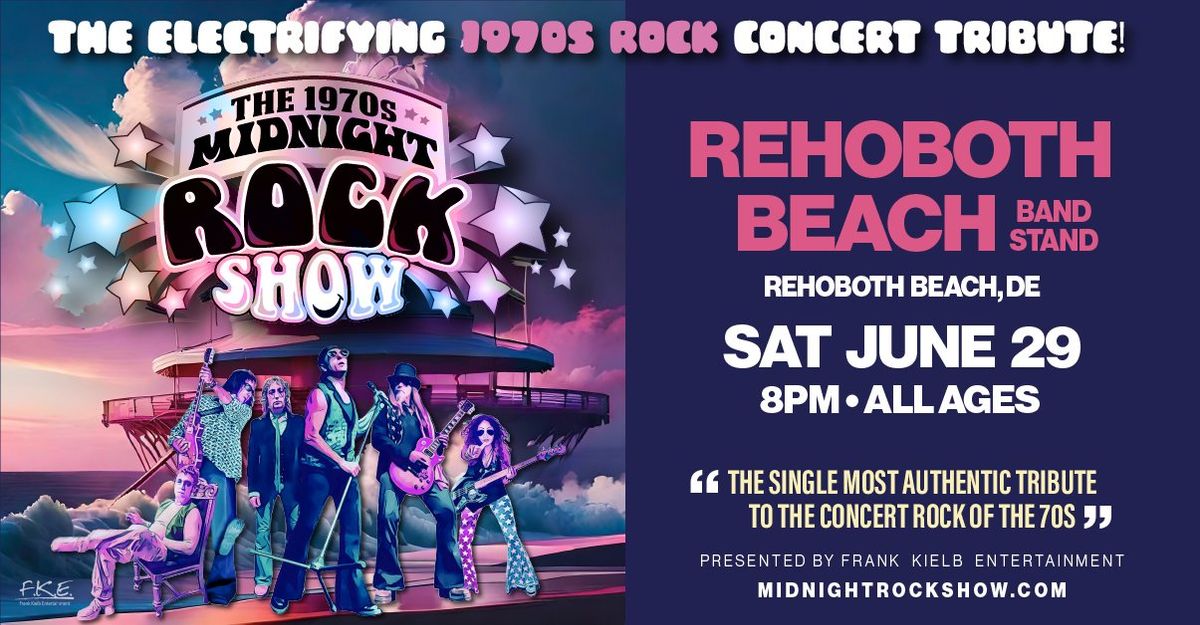 Live at Rehoboth Beach Bandstand!