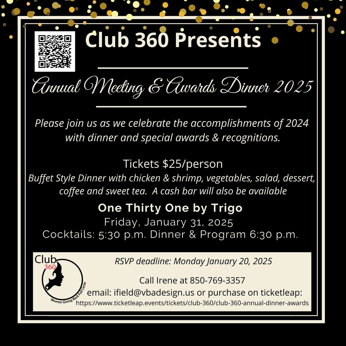 Club 360 Annual Meeting & Awards Dinner