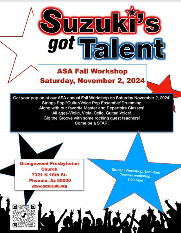 ASA Fall Student Workshop 2024