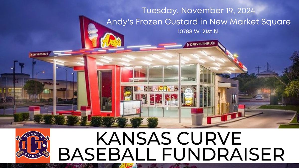 Kansas Curve Baseball Fundraiser at Andy's!