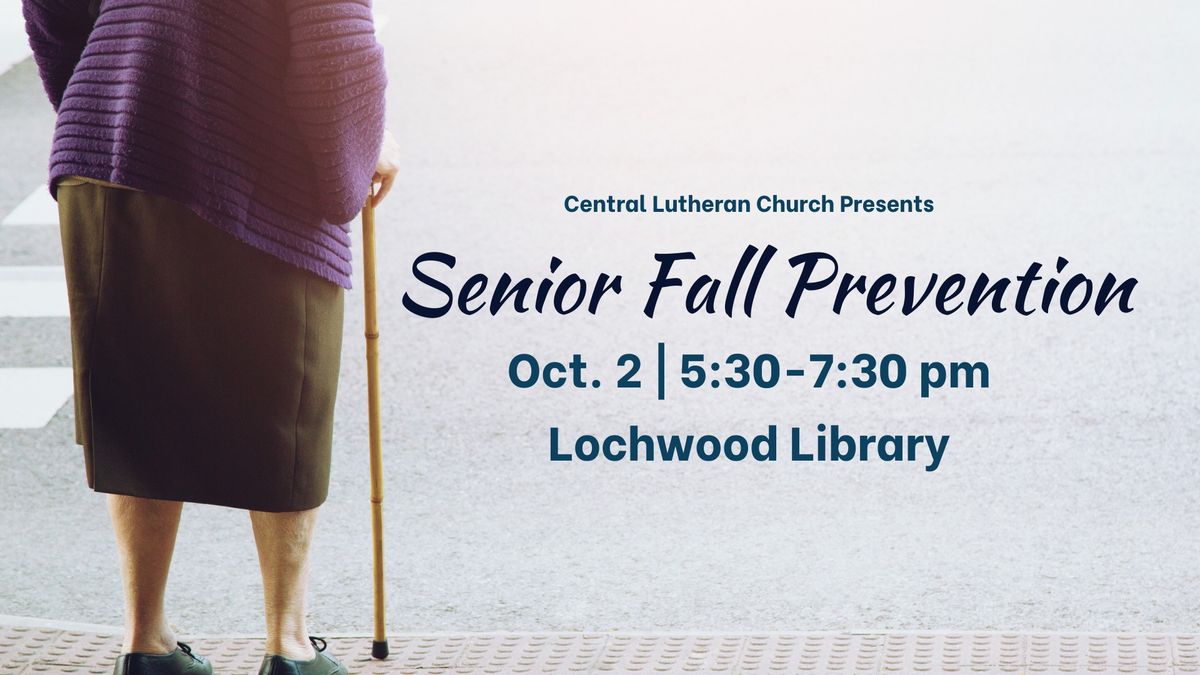 Senior Fall Prevention Community Chat