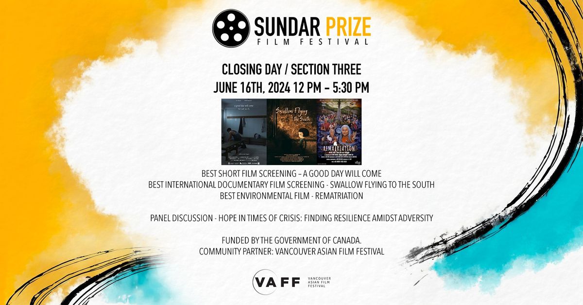 Sundar Prize Film Festival 2024 (Closing Day Section Three)
