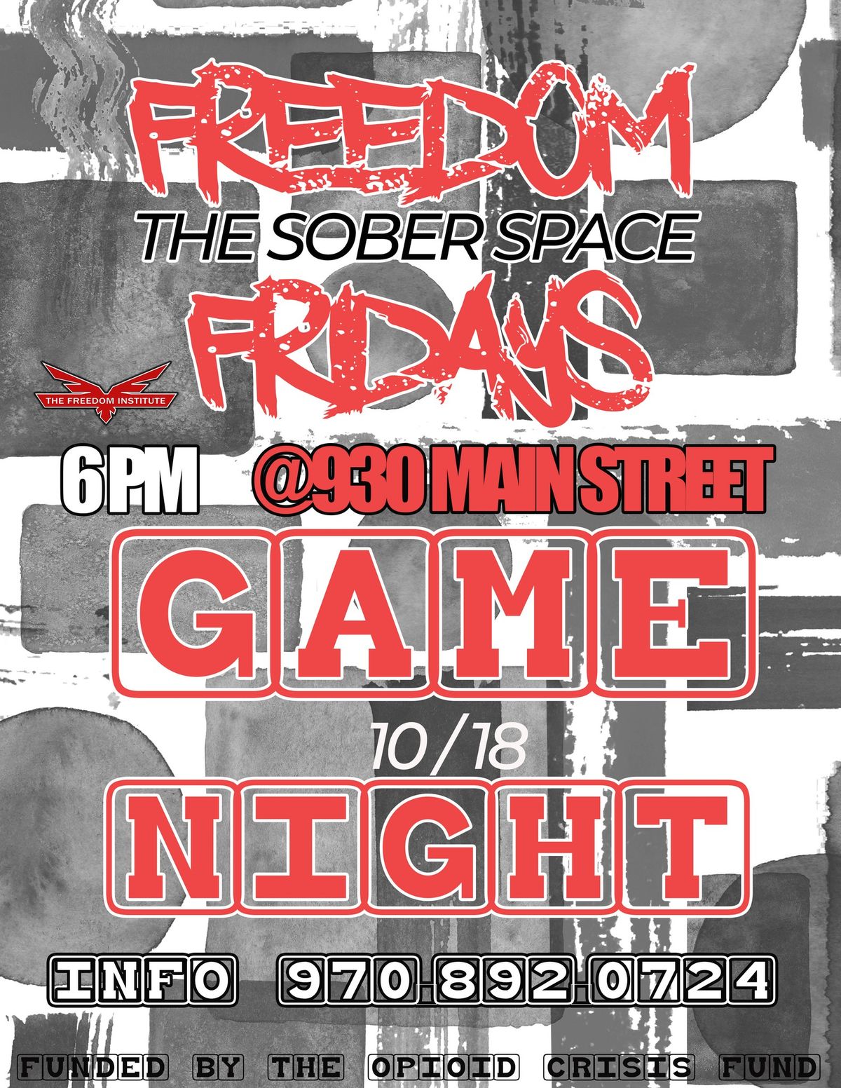 FREEDOM FRIDAYS "GAME NIGHT"