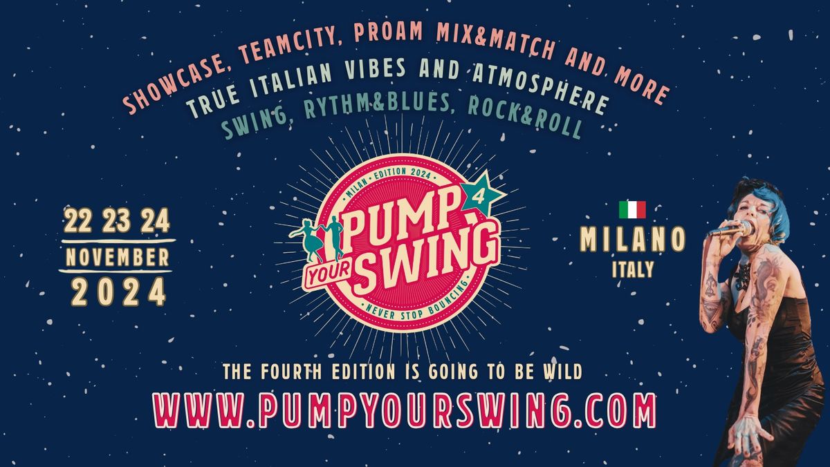 PUMP YOUR SWING 2024 - MILAN - Fourth Edition