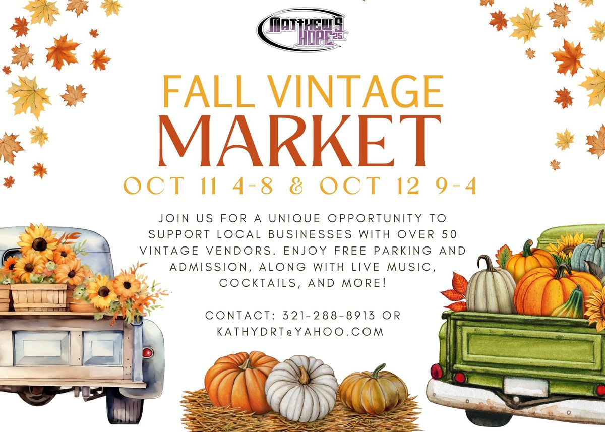 Fall Vintage Market