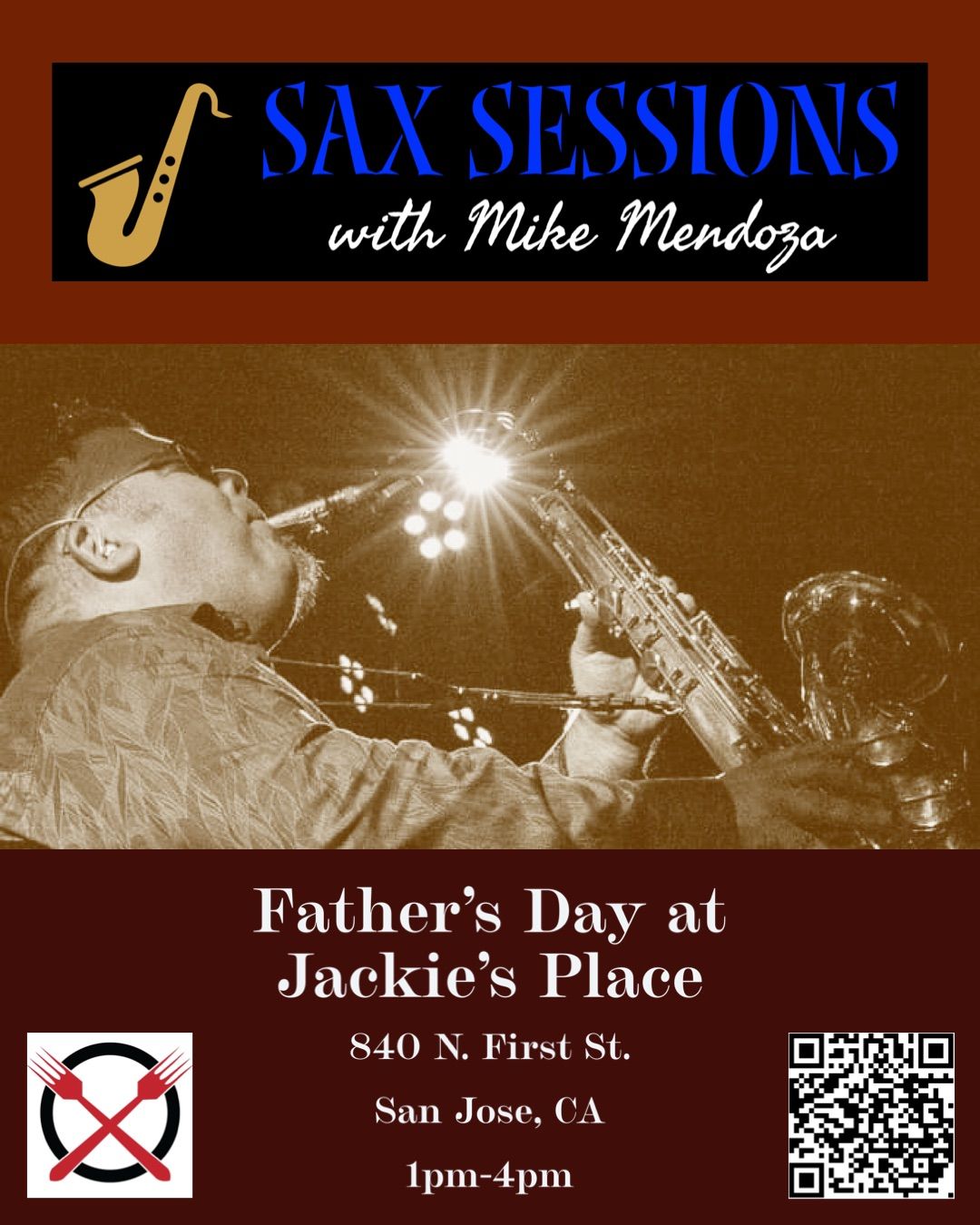 Sax Sessions at Jackie\u2019s Place (Father\u2019s Day)