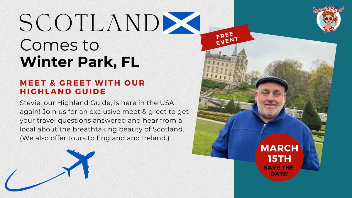 Winter Park, FL: Meet & Greet with Our Highland Guide