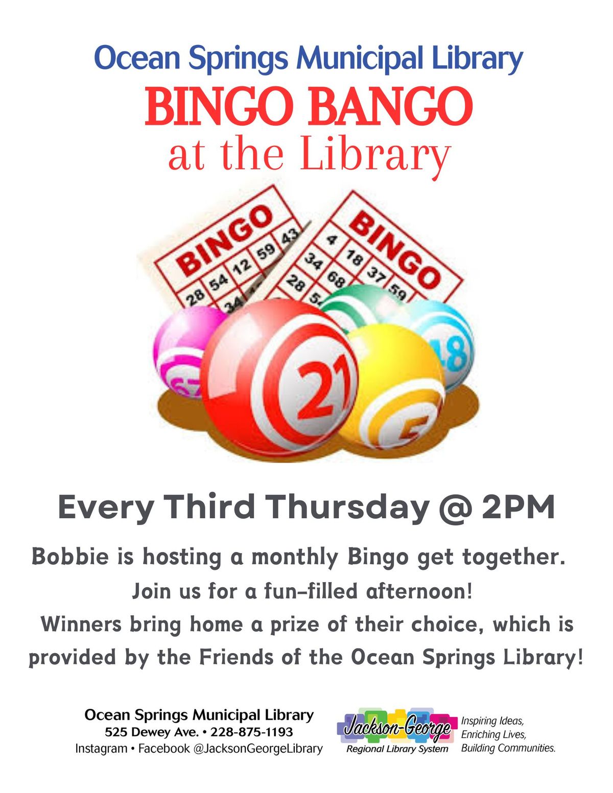 Bingo Bango at the Library