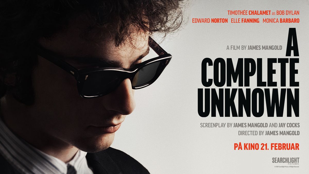 A Complete Unknown - kommer p\u00e5 kino 21. februar