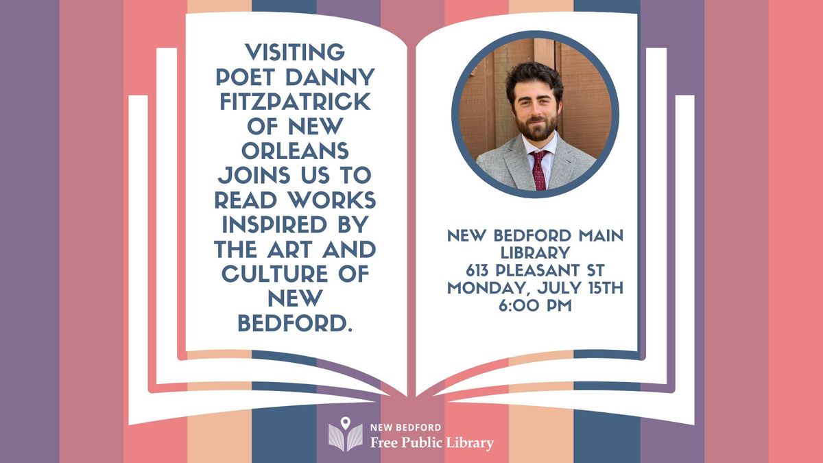 Main Library: Poetry Reading with Daniel Fitzpatrick