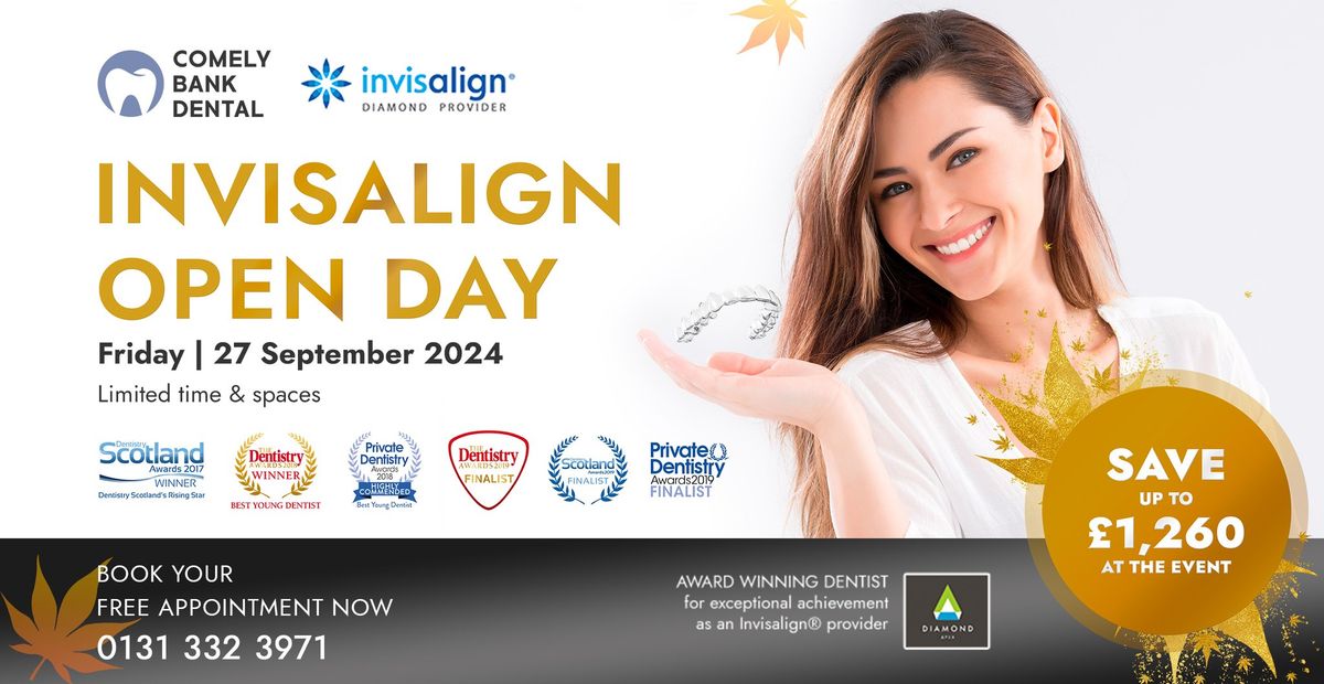 Invisalign Open Day - Save up to \u00a31,260 at the event!