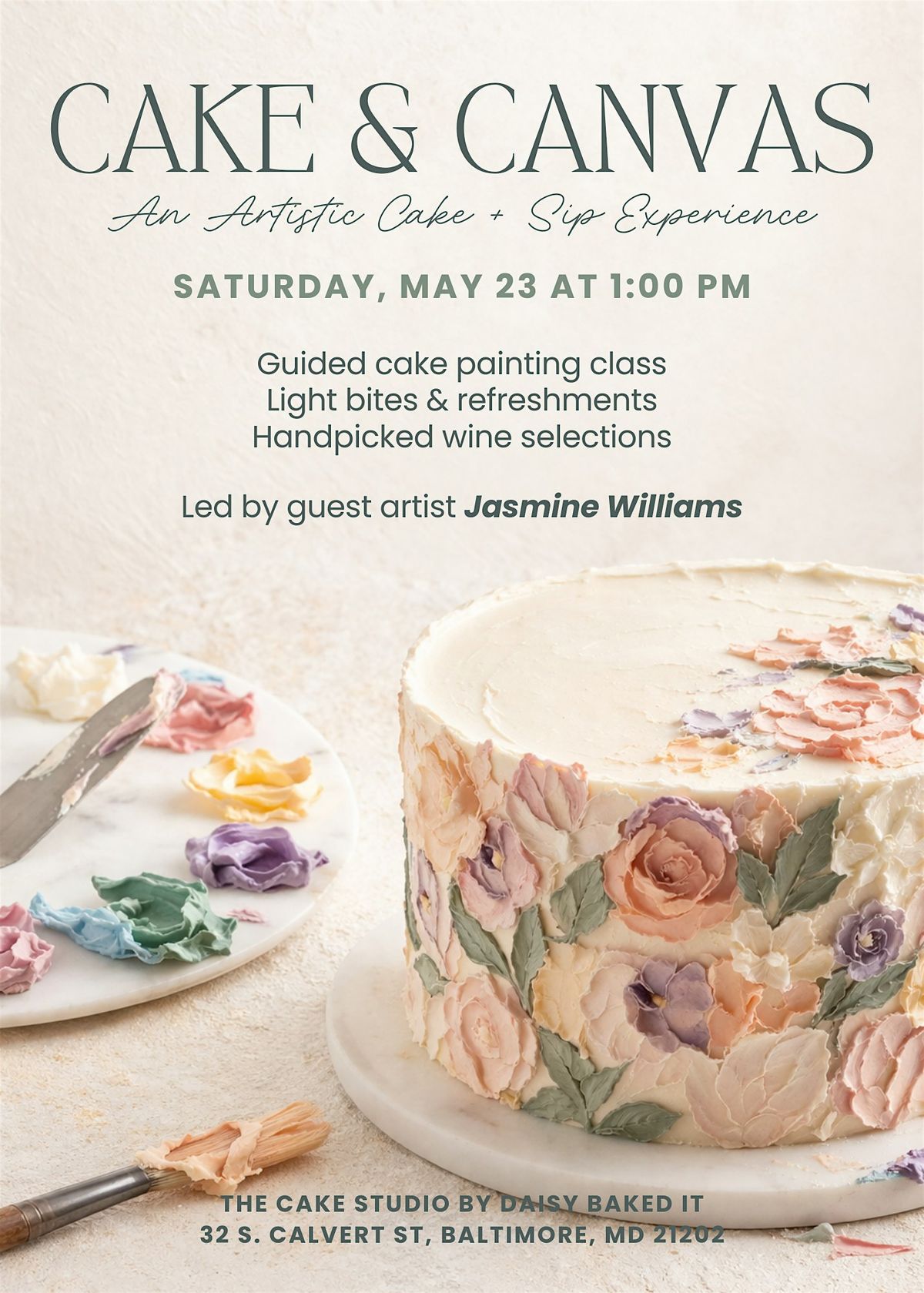 Cake & Canvas: A Cake Decorating Experience