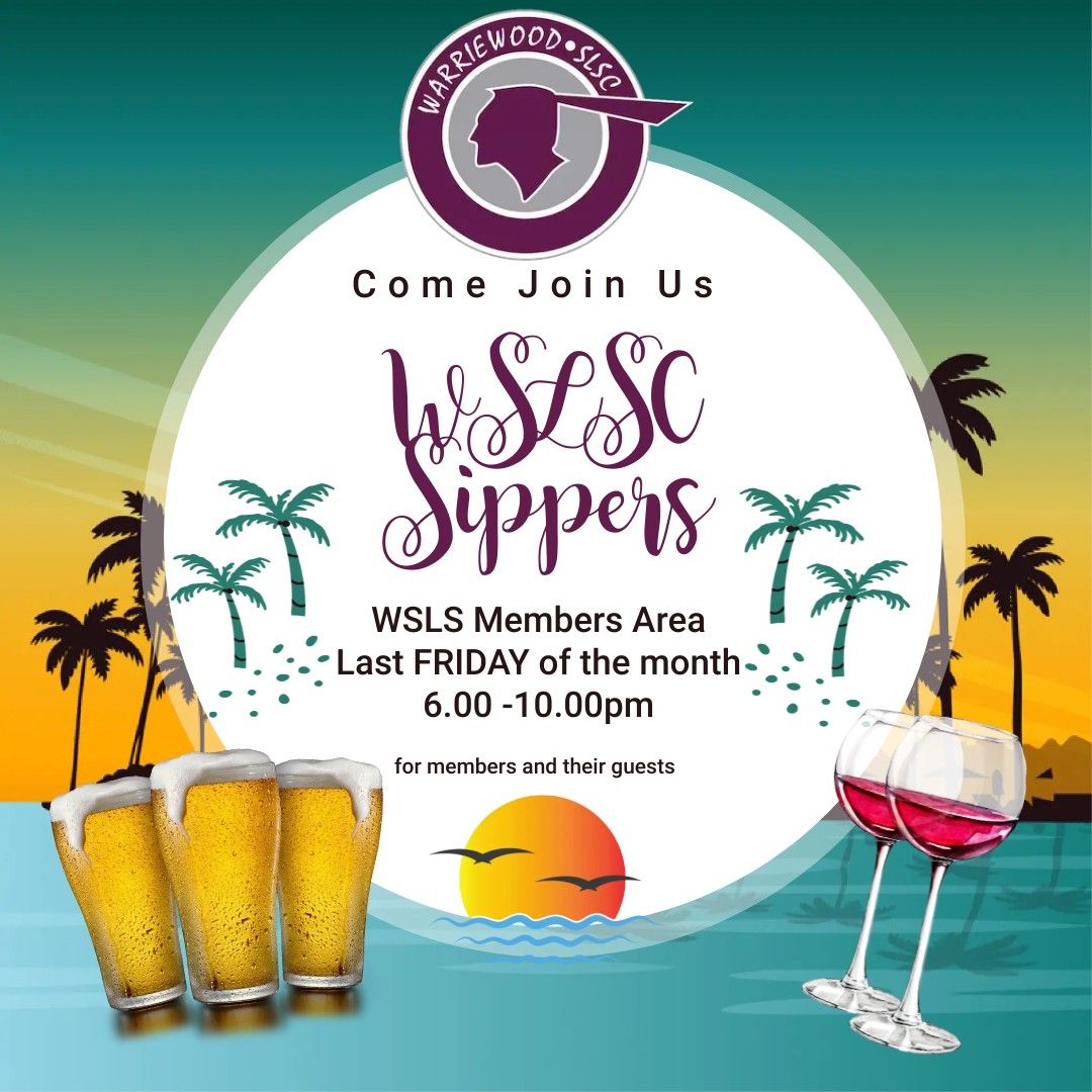 Next Club Sippers - 31 May @ 6.00pm