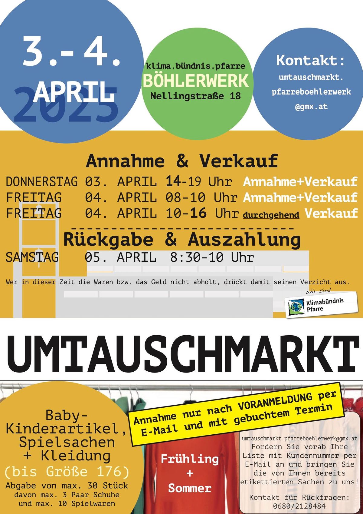 Umtauschmarkt Fr\u00fchling\/Sommer 2025