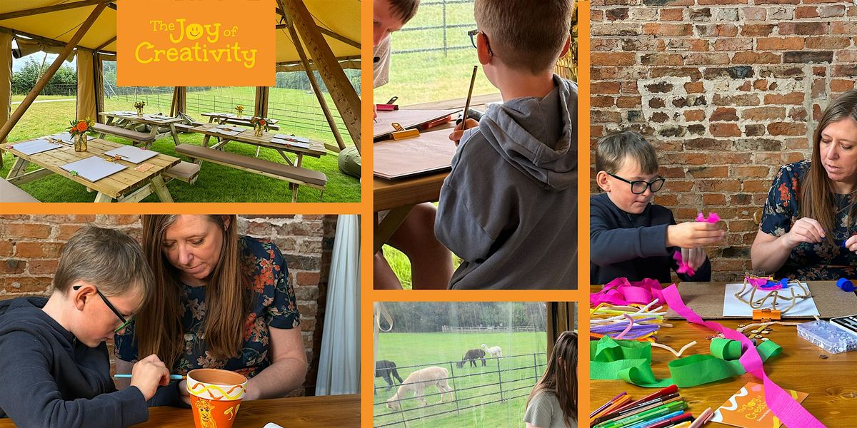 Alpaca Inspired Parent & Child Creative Afternoon in a Tipi + Meet Alpacas