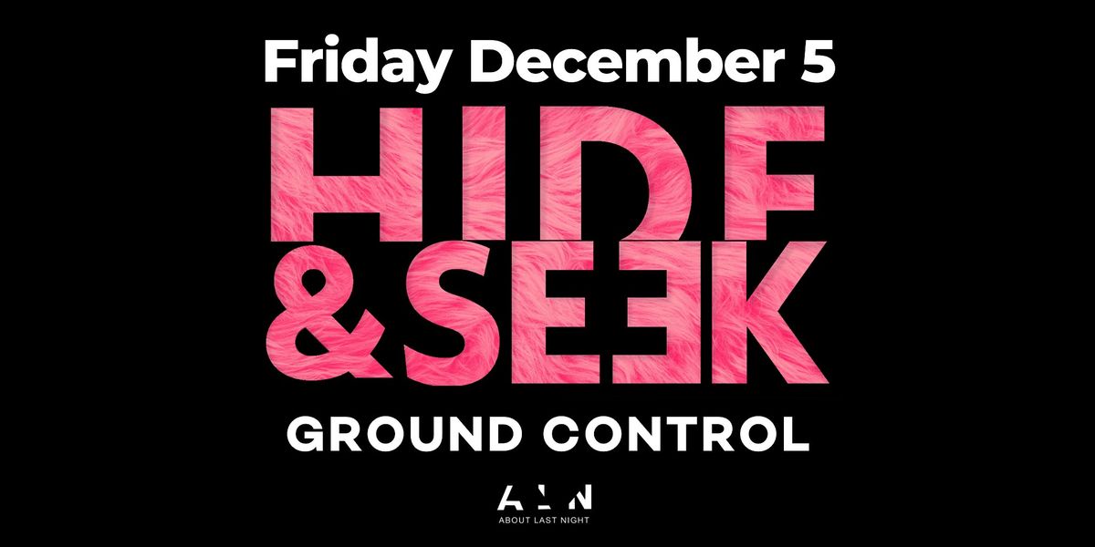 Hide & Seek x Friday December 5 - LGBTQ+ WLW - Mixer + Party