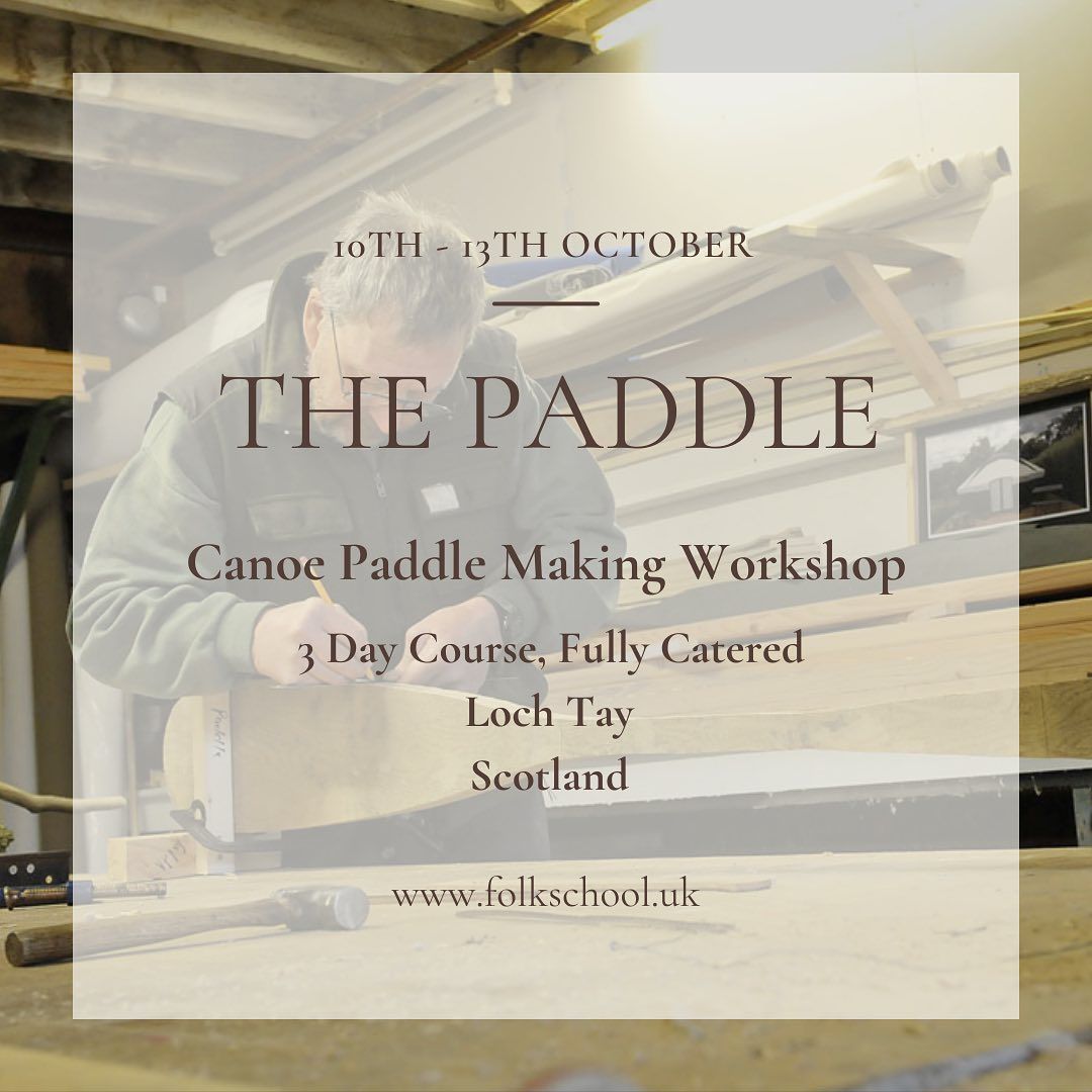 The Paddle - Canoe Paddle Carving Workshop