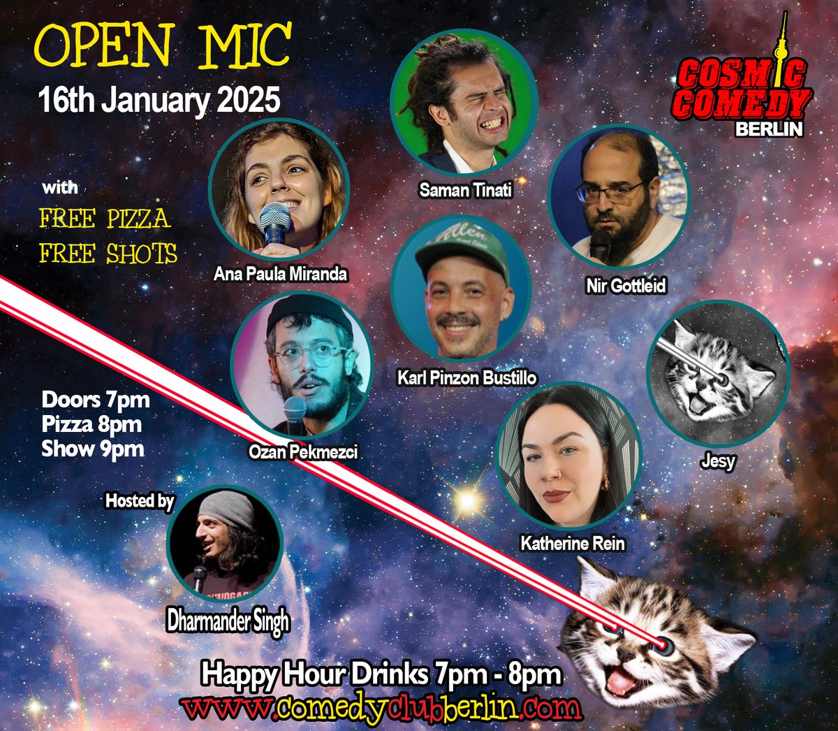 Cosmic Comedy Berlin OPEN-MIC THURSDAY