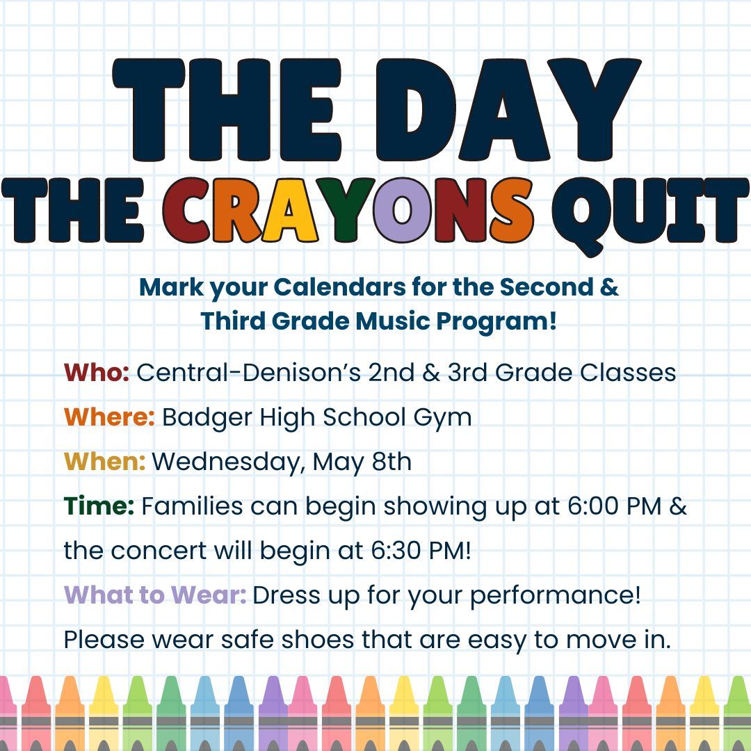 The Day the Crayons Quit - A Second and Third Grade Program