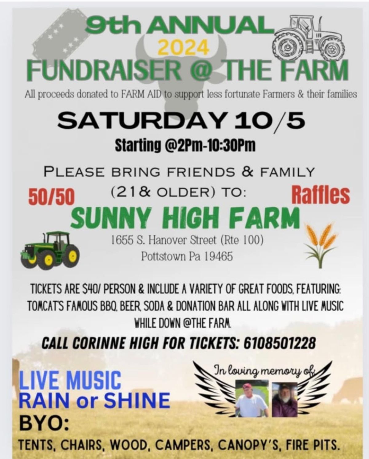  Farm Aid 2024  at Sunny High Farm!