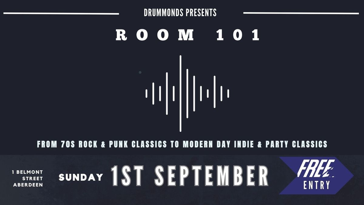 Room 101 | 70s Rock & Punk \/ Modern Indie | Free Entry