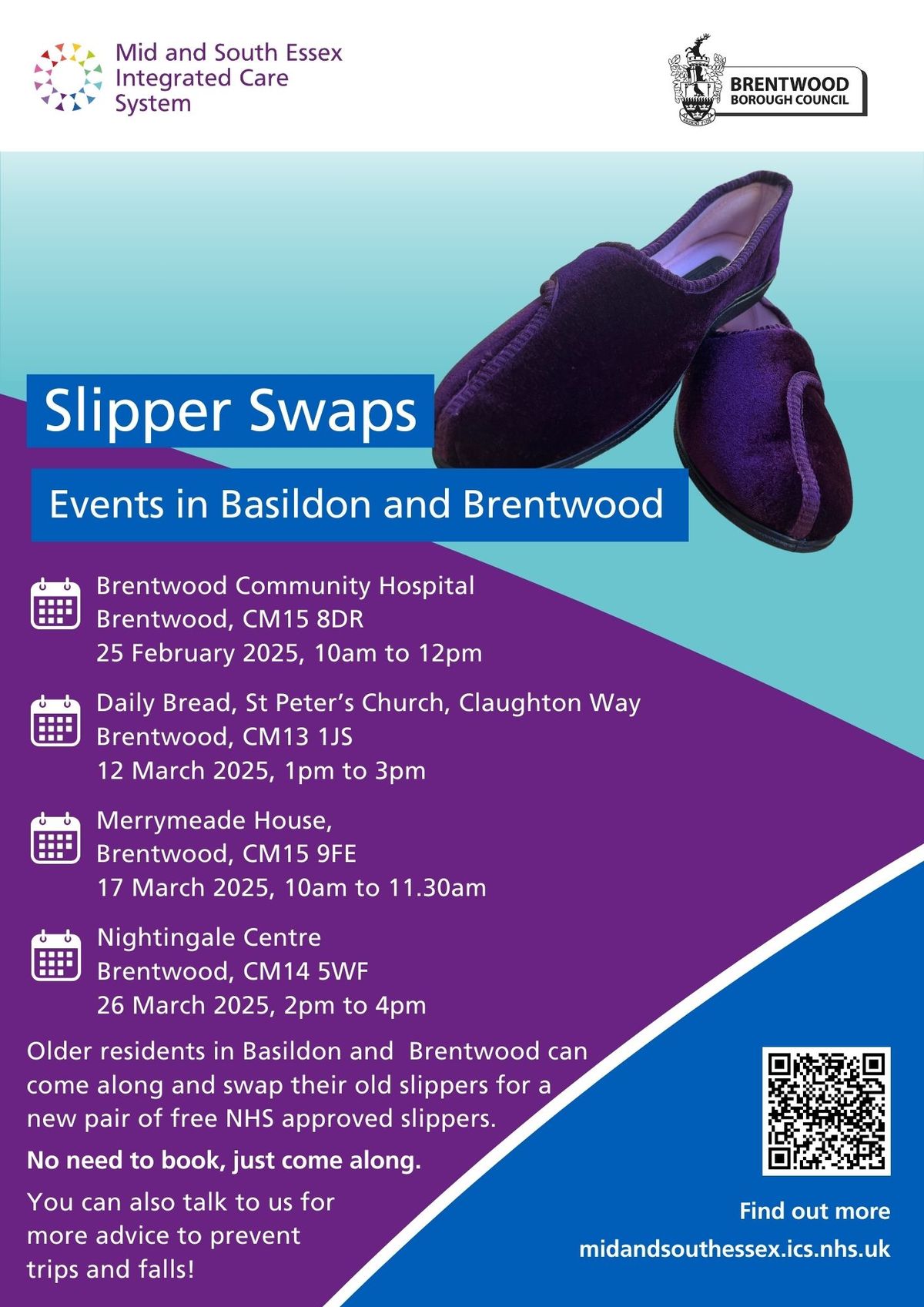 Slipper Swap - Brentwood Community Hospital